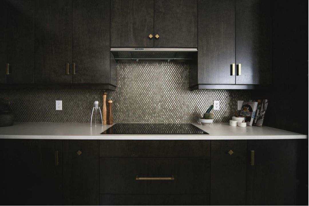 Warm recessed lighting in lounge