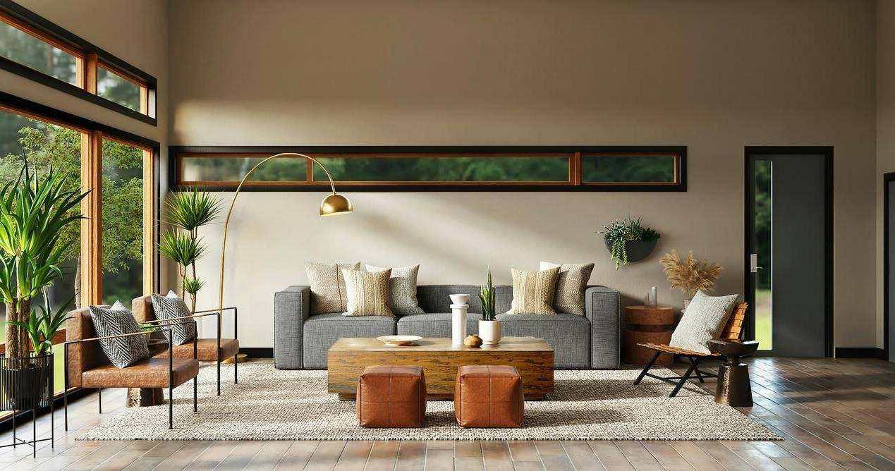 Staged living area